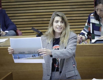Paula Espinosa en Les Corts Valencianes
